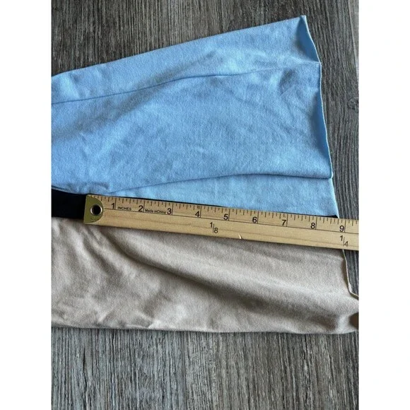 Free People Movement Hot Shot Kick Flare Yoga Pants Ice Coffee Combo Tan Blue XS - Picture 8 of 12